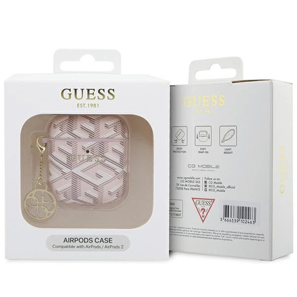 Guess GUA2PGCE4CP case for AirPods 1/2 - pink GCube Charmeng