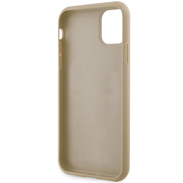 Guess GUHCN61HG4SGD case for iPhone 11 / Xr - gold Glitter Script Big 4Geng