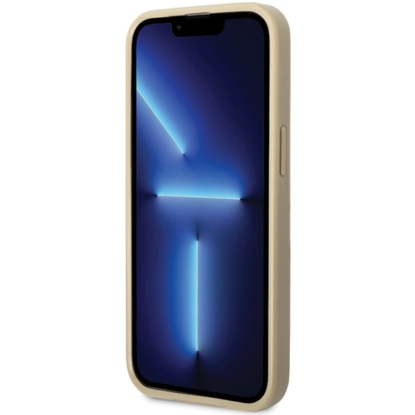 Guess GUHCP13XHG4SGD case for iPhone 13 Pro Max 6.7" - gold Glitter Script Big 4Geng