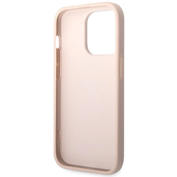 Guess 4G Big Metal Logo case for iPhone 15 Pro - pinkeng