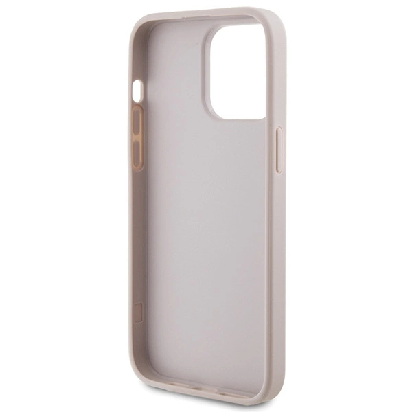 Guess 4G Metal Gold Logo case for iPhone 15 Pro Max - pinkeng