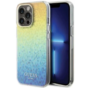 Guess IML Faceted Mirror Disco Iridescent case for iPhone 15 Pro Max - multicoloredeng