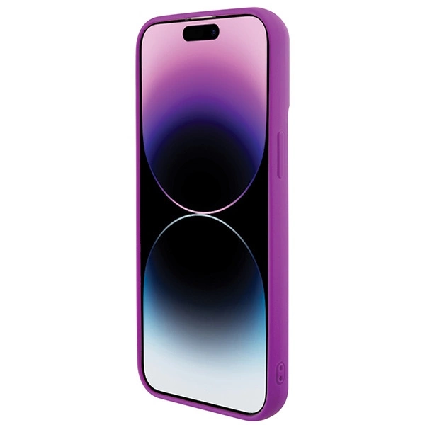 Guess Disco Metal Script case for iPhone 15 Pro Max - pinkeng