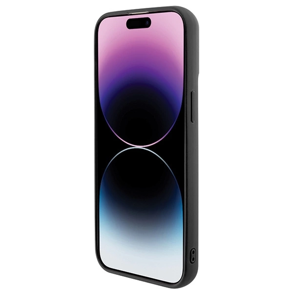 Guess Disco Metal Script case for iPhone 15 Pro Max - blackeng
