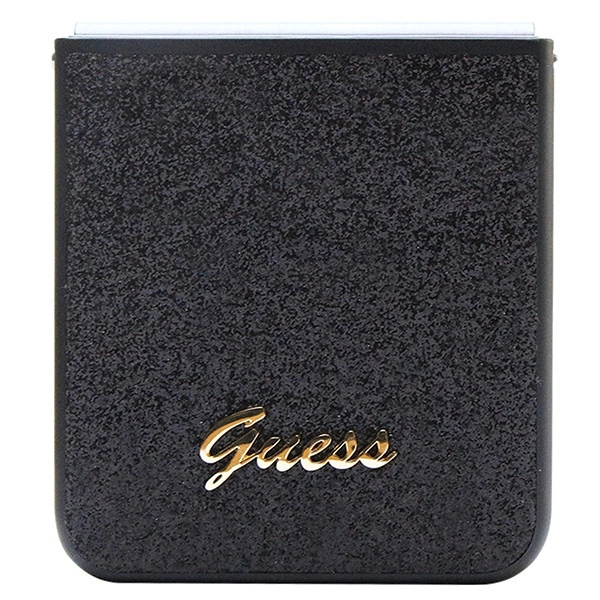 Guess Glitter Script case for Samsung Galaxy Z Flip 5 - blackeng