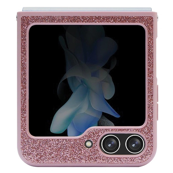 Guess Glitter Script case for Samsung Galaxy Z Flip 5 - pinkeng