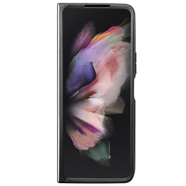 Guess Leather 4G Diamond Triangle case for Samsung Galaxy Z Fold 5 - blackeng