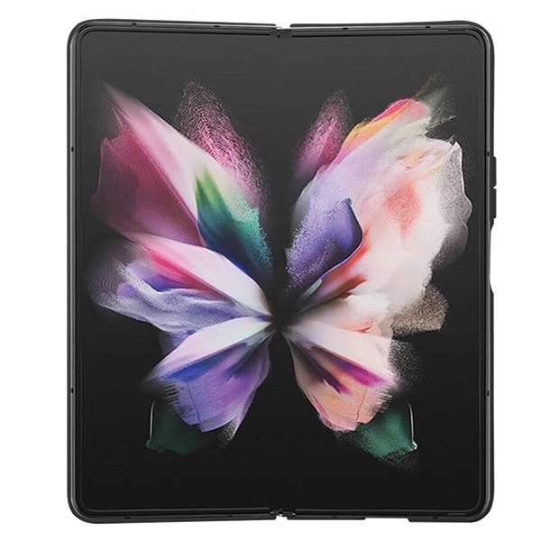 Guess Leather 4G Diamond Triangle case for Samsung Galaxy Z Fold 5 - blackeng