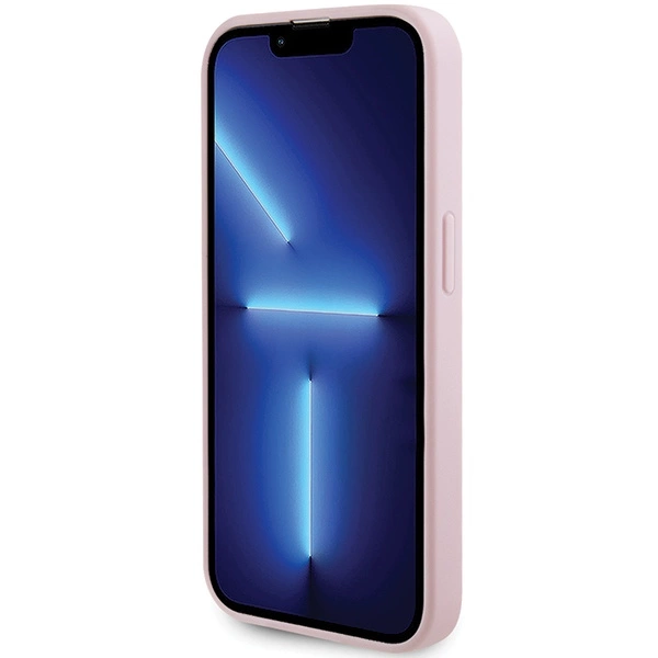 Guess GUHMP14LPSAHMCP case for iPhone 14 Pro - pink Saffiano MagSafeeng
