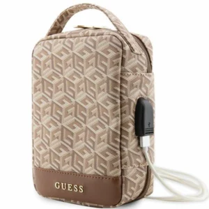 Guess GUHBHGCFSEW Organizer bag - brown GCube Stripeeng