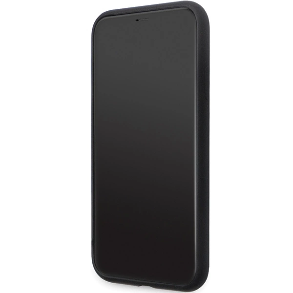 Karl Lagerfeld KLHCN61SMHCNPK case for iPhone 11 / Xr - black Silicone C Metal Pineng
