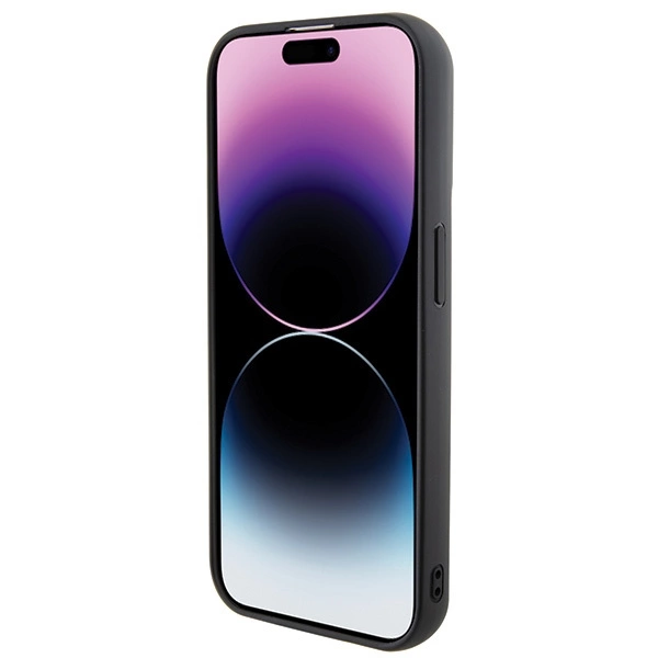 Karl Lagerfeld 3D Rubber Multi Logo case for iPhone 15 Pro - blackeng