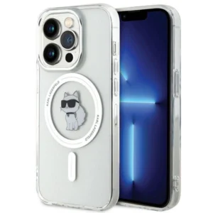 Karl Lagerfeld IML Choupette MagSafe case for iPhone 15 Pro - transparenteng