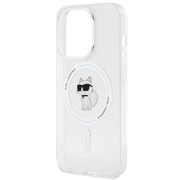 Karl Lagerfeld IML Choupette MagSafe case for iPhone 15 Pro - transparenteng