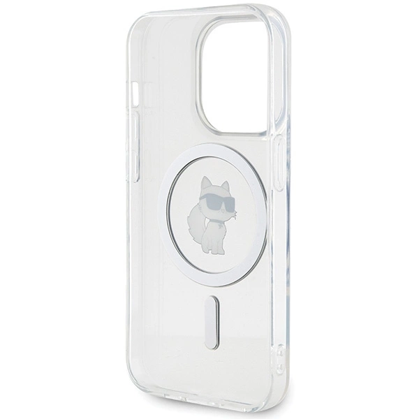 Karl Lagerfeld IML Choupette MagSafe case for iPhone 15 Pro - transparenteng