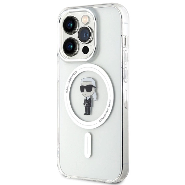 Karl Lagerfeld IML Ikonik MagSafe iPhone 15 Pro Case - Cleareng