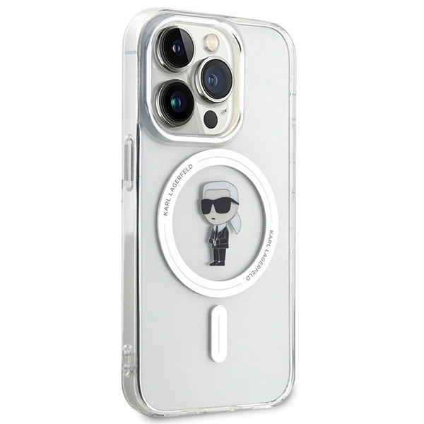 Karl Lagerfeld IML Ikonik MagSafe iPhone 15 Pro Case - Cleareng