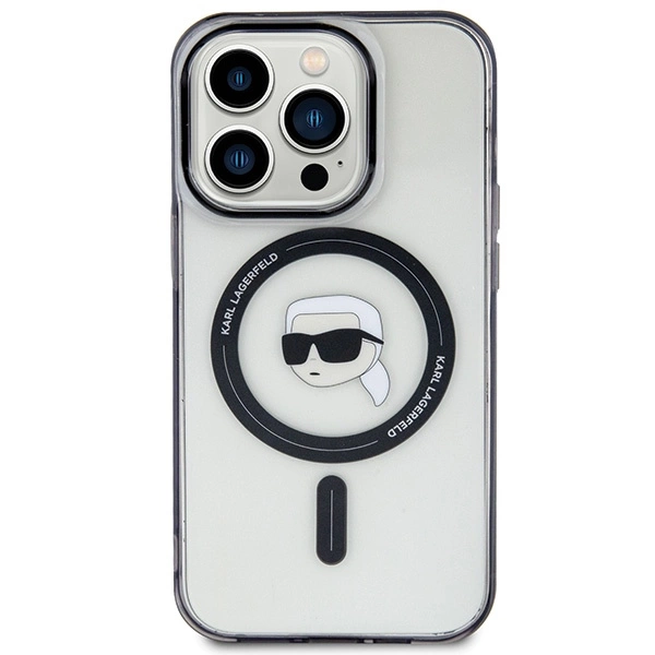 Karl Lagerfeld KLHMP15LHKHNOTK case for iPhone 15 Pro - transparenteng