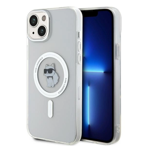 Karl Lagerfeld IML Choupette MagSafe case for iPhone 15 Plus - transparenteng