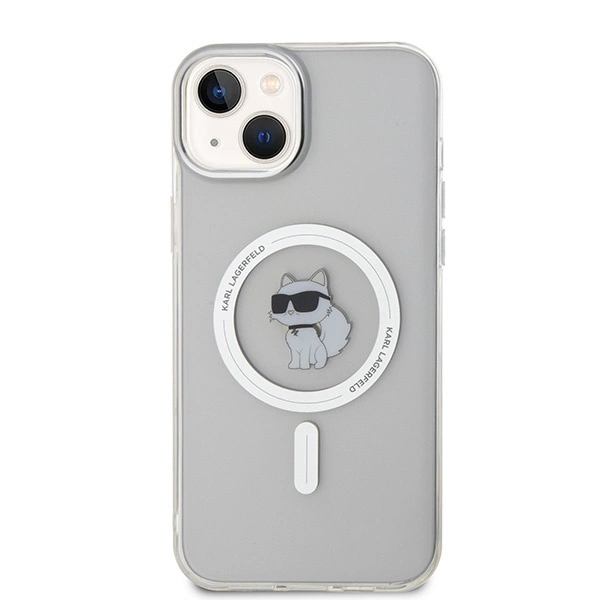 Karl Lagerfeld IML Choupette MagSafe case for iPhone 15 Plus - transparenteng