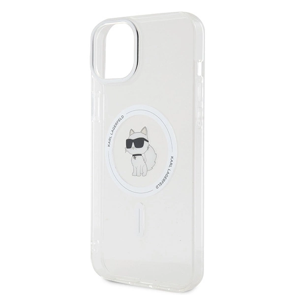 Karl Lagerfeld IML Choupette MagSafe case for iPhone 15 Plus - transparenteng