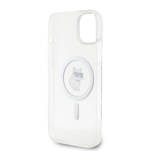 Karl Lagerfeld IML Choupette MagSafe case for iPhone 15 Plus - transparenteng