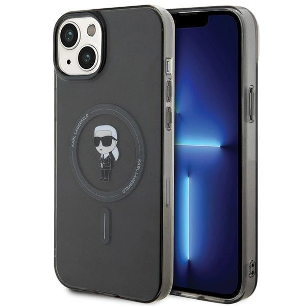 Karl Lagerfeld IML Ikonik MagSafe case for iPhone 15 Plus - blackeng