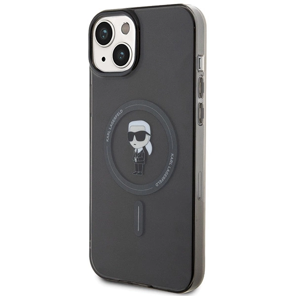Karl Lagerfeld IML Ikonik MagSafe case for iPhone 15 Plus - blackeng
