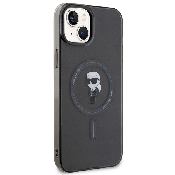 Karl Lagerfeld IML Ikonik MagSafe case for iPhone 15 Plus - blackeng
