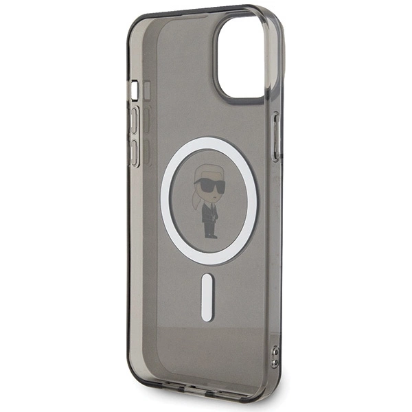 Karl Lagerfeld IML Ikonik MagSafe case for iPhone 15 Plus - blackeng
