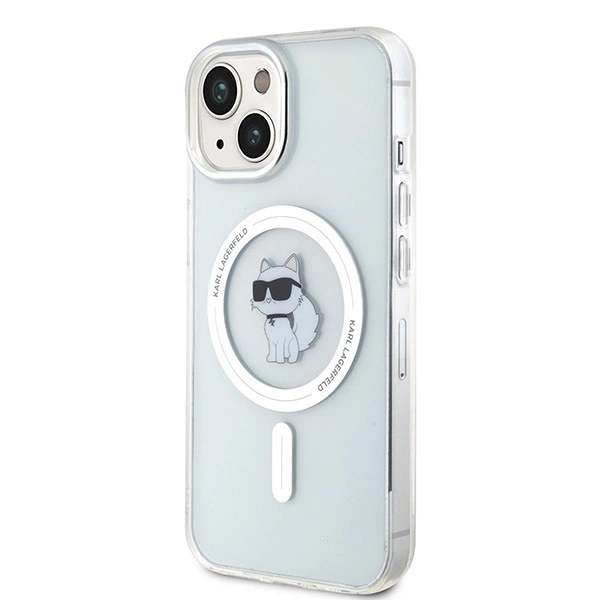 Karl Lagerfeld IML Choupette MagSafe case for iPhone 15 - transparenteng