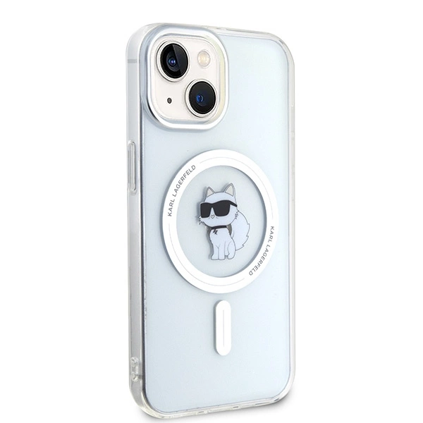 Karl Lagerfeld IML Choupette MagSafe case for iPhone 15 - transparenteng