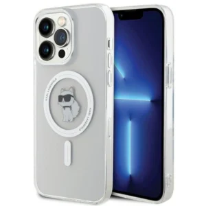 Karl Lagerfeld IML Choupette MagSafe case for iPhone 15 Pro Max - transparenteng