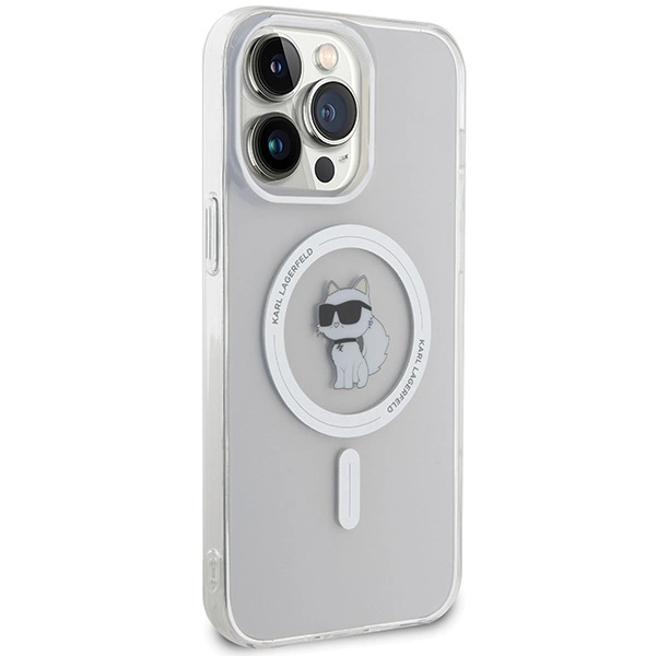 Karl Lagerfeld IML Choupette MagSafe case for iPhone 15 Pro Max - transparenteng