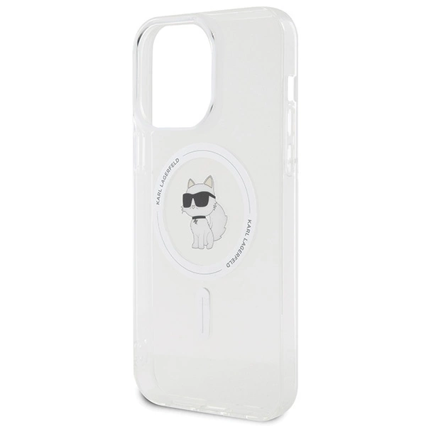 Karl Lagerfeld IML Choupette MagSafe case for iPhone 15 Pro Max - transparenteng