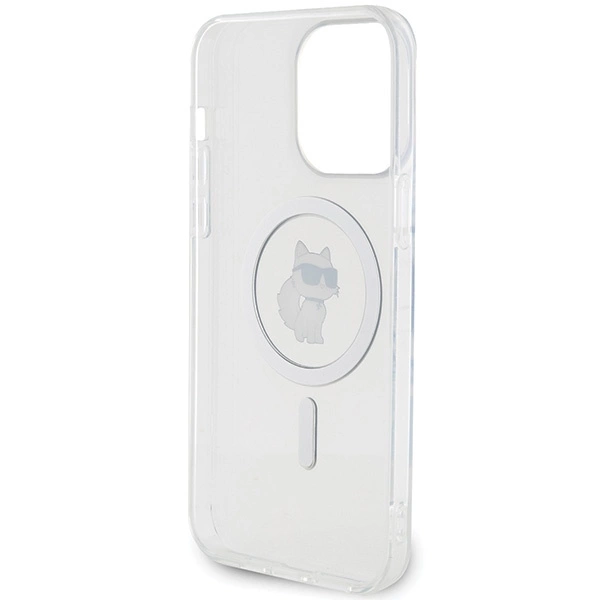 Karl Lagerfeld IML Choupette MagSafe case for iPhone 15 Pro Max - transparenteng