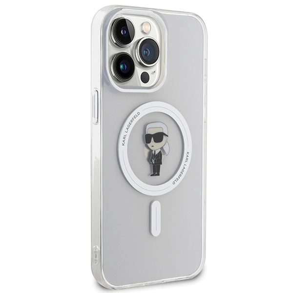 Karl Lagerfeld IML Ikonik MagSafe case for iPhone 15 Pro Max - transparenteng