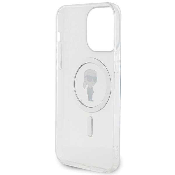 Karl Lagerfeld IML Ikonik MagSafe case for iPhone 15 Pro Max - transparenteng