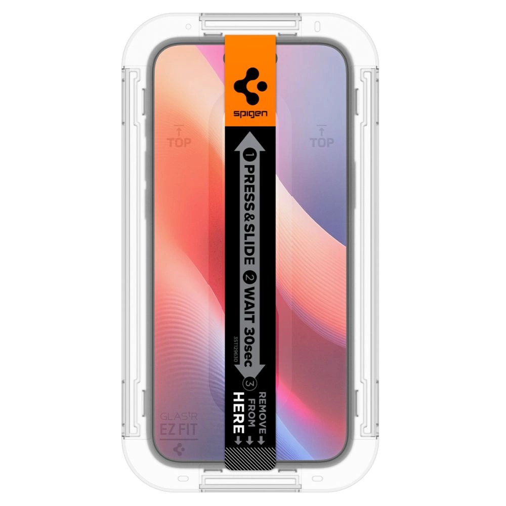 Spigen Glas.tR EZ Fit Tempered Glass for iPhone 15 / 16eng