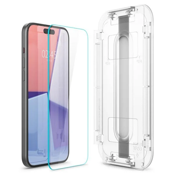 Spigen Glas.tR EZ Fit Tempered Glass for iPhone 15 Plus / 16 Plus - 2 pcs.eng