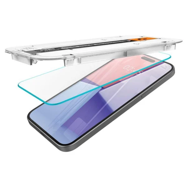Spigen Glas.tR EZ Fit Tempered Glass for iPhone 15 Plus / 16 Plus - 2 pcs.eng