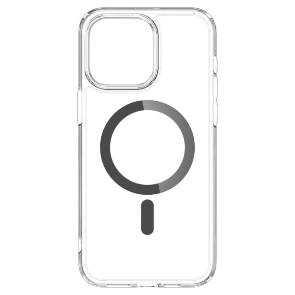 Spigen Ultra Hybrid Mag Case with MagSafe for iPhone 15 Pro - Clear Grayeng