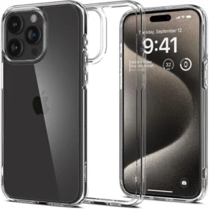 Spigen Ultra Hybrid iPhone 15 Pro Case - Cleareng