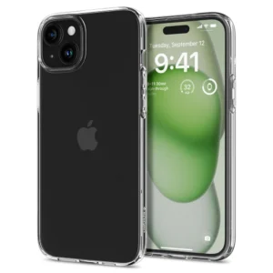 Spigen Liquid Crystal iPhone 15 Plus Case - Cleareng