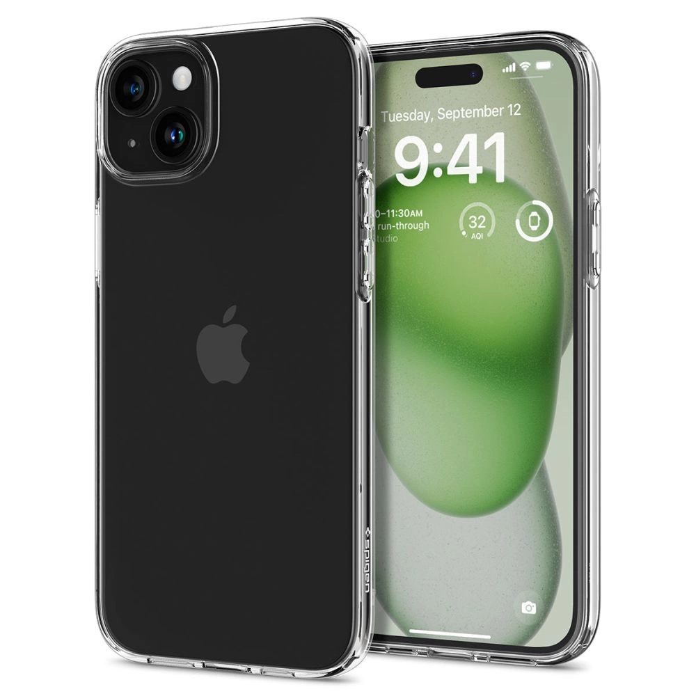 Spigen Liquid Crystal iPhone 15 Plus Case - Cleareng