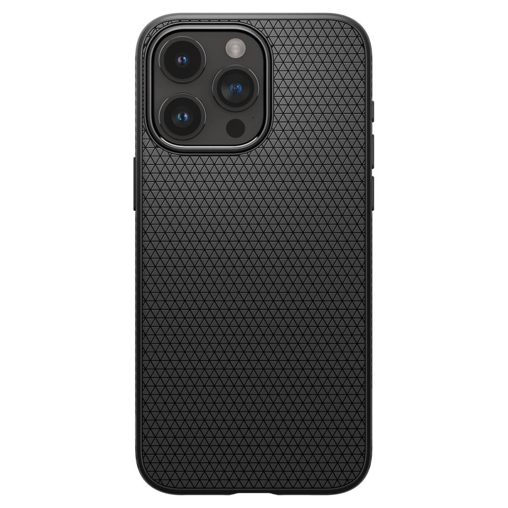 Spigen Liquid Air Case for iPhone 15 Pro Max - Matte Blackeng