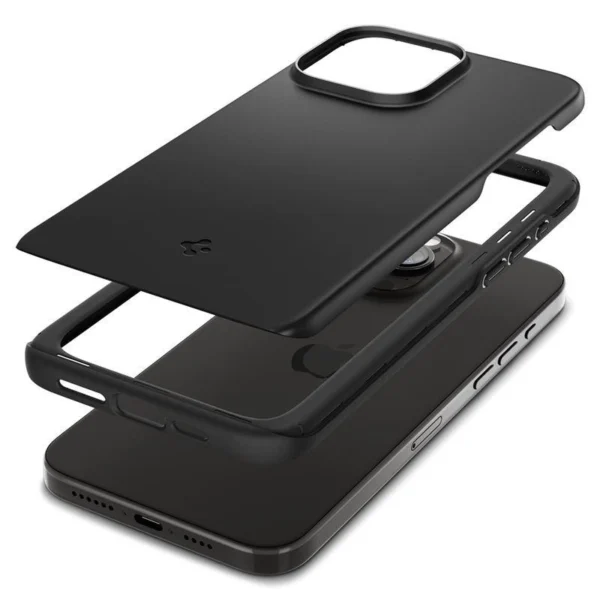 Spigen Thin Fit iPhone 15 Pro Max Case - Blackeng