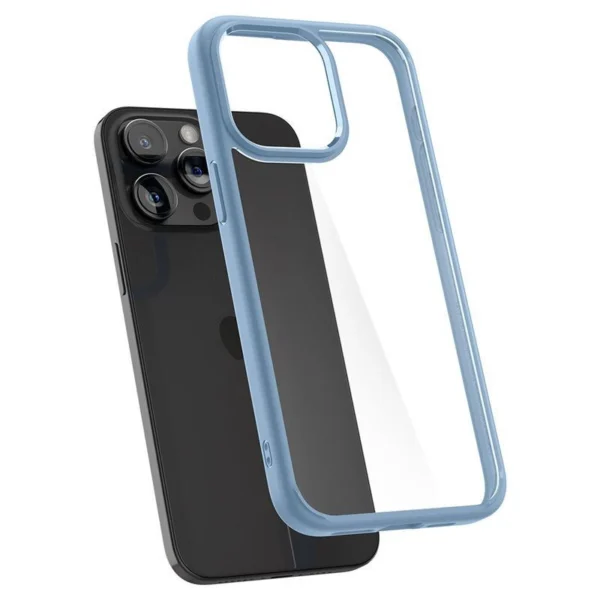 Spigen Crystal Hybrid Case for iPhone 15 Pro Max - Clear Blueeng