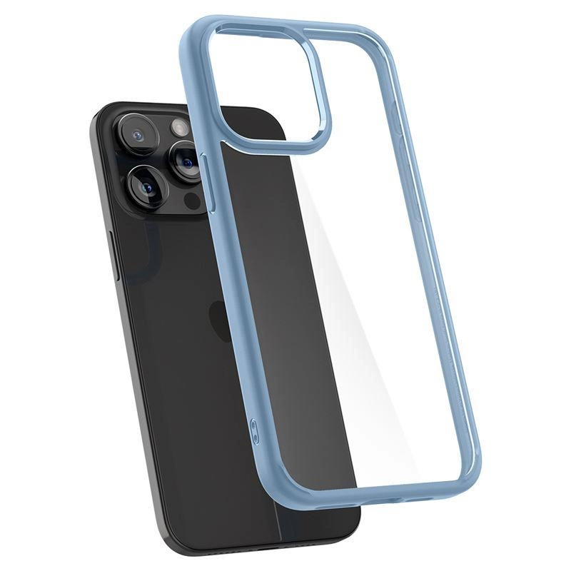Spigen Crystal Hybrid Case for iPhone 15 Pro Max - Clear Blueeng