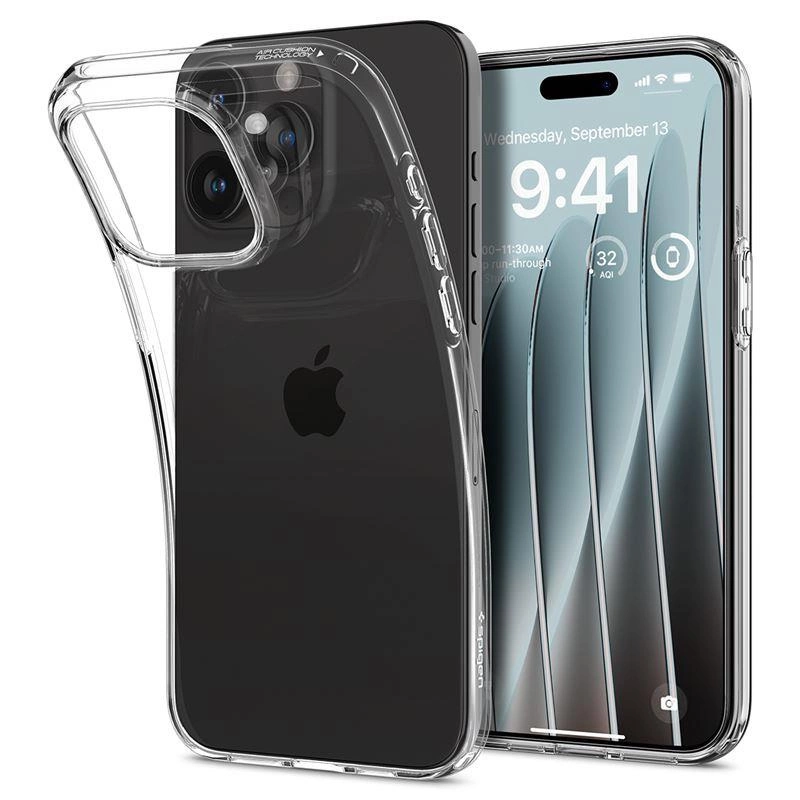 Spigen Crystal Flex Case for iPhone 15 Pro Max - Cleareng